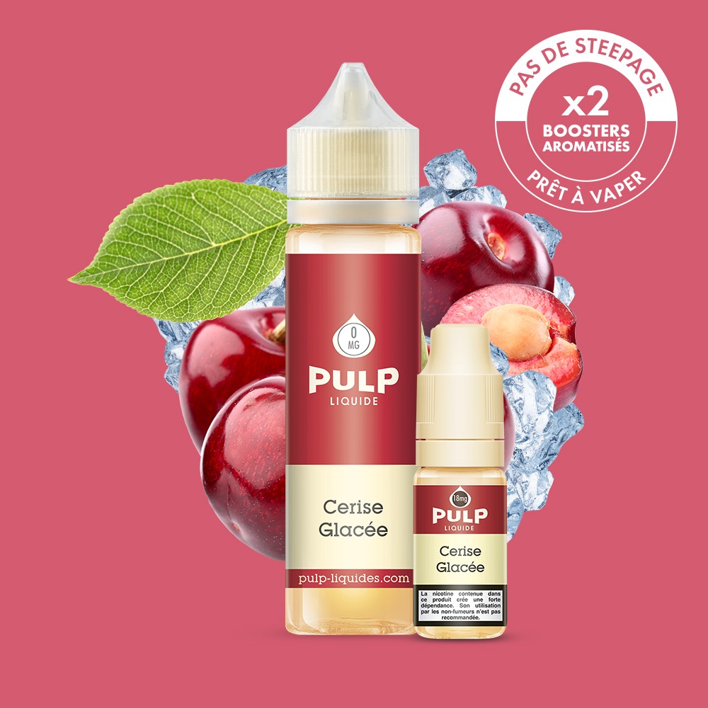 Pack Cerise Glacée PULP 60 mL en 3 mg/mL