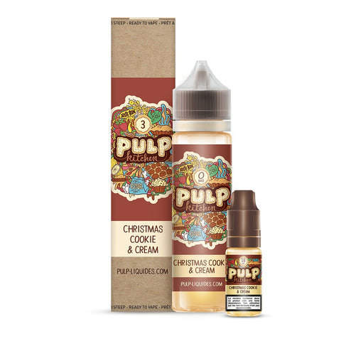 Pack Christmas Cookie & Cream PULP Kitchen 60 mL en 3 mg/mL