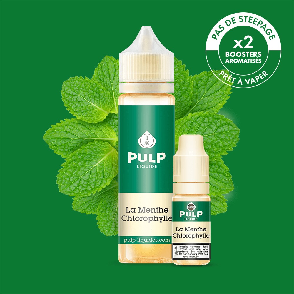 Pack La Menthe Chlorophylle PULP 60 mL en 6 mg/mL