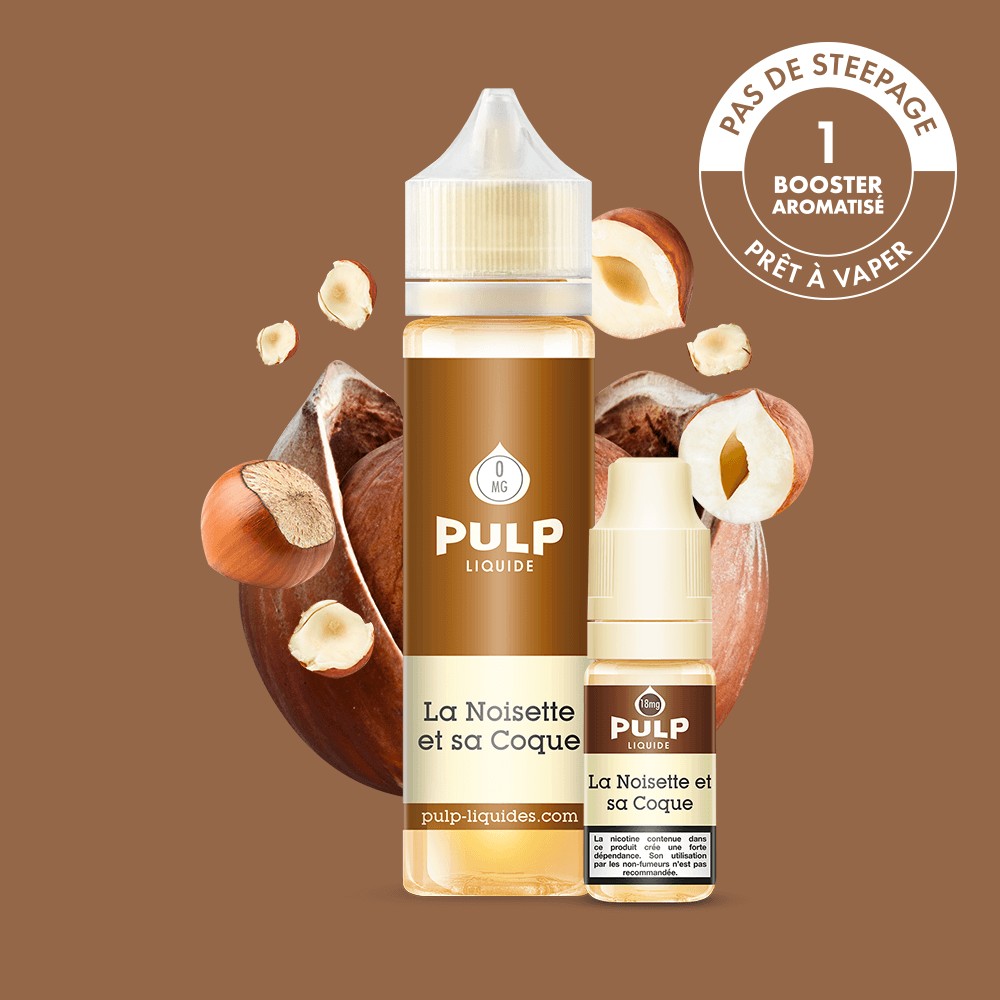 Pack La Noisette et sa Coque PULP 60 mL en 3 mg/mL