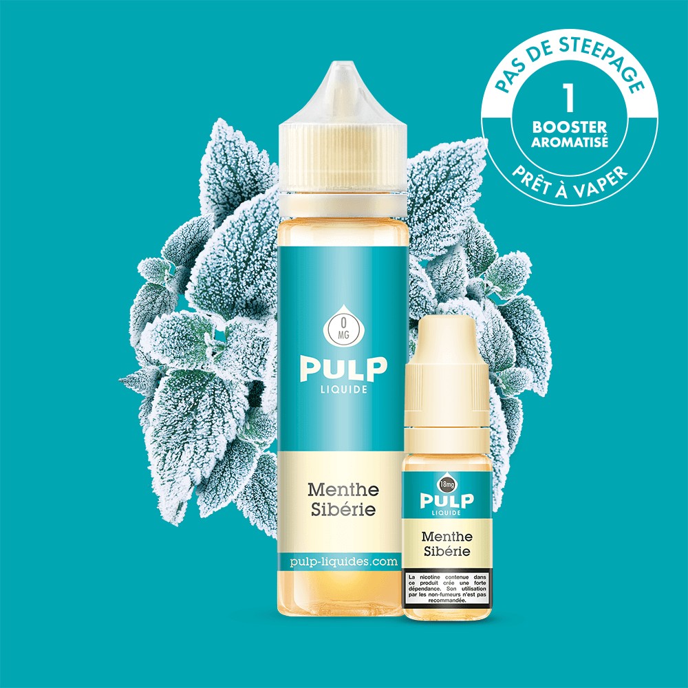 Pack Menthe Sibérie PULP 60 mL en 3 mg/mL