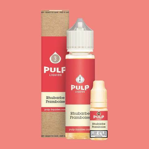Pack Rhubarbe Framboise PULP 60 mL en 3 mg/mL
