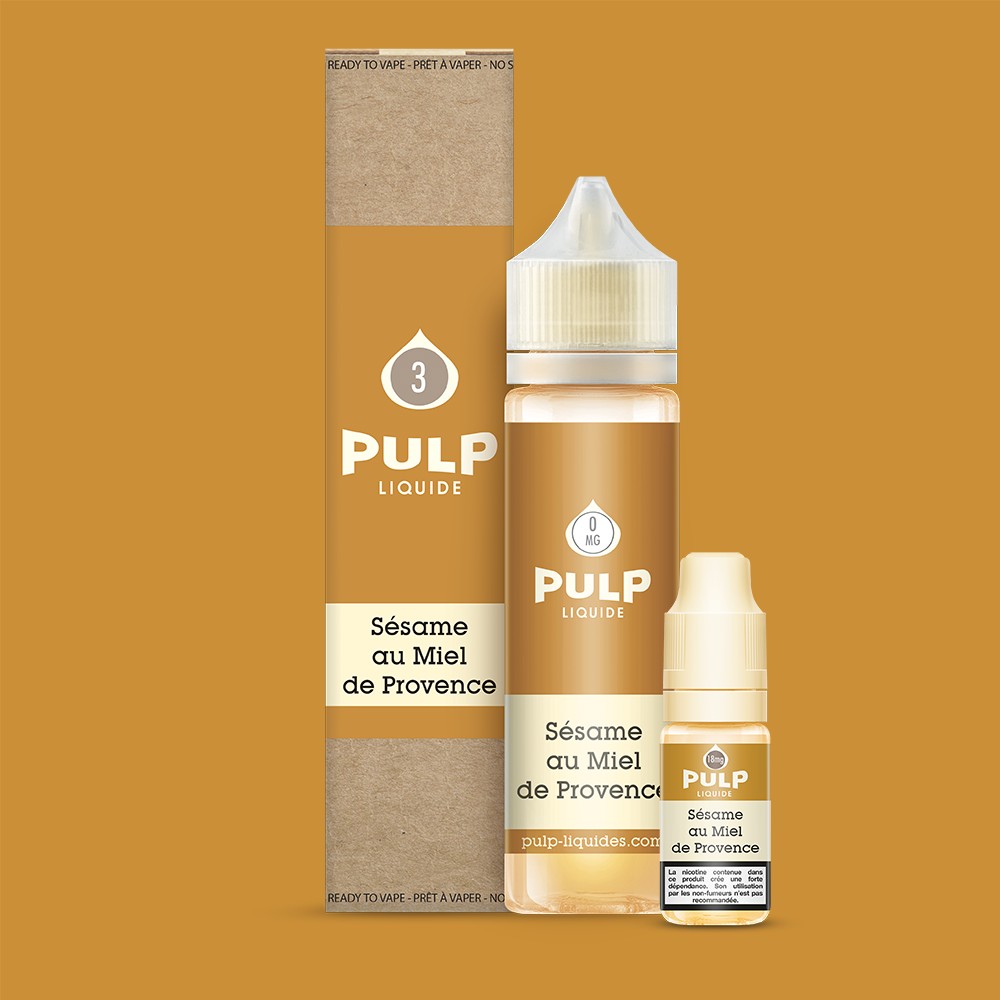 Pack Sésame au Miel de Provence PULP 60 mL en 3 mg/mL