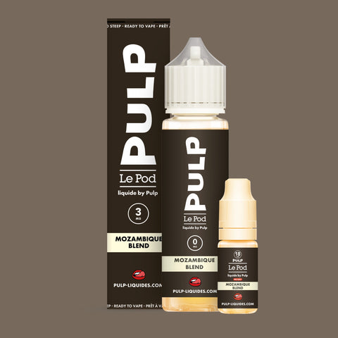 Pack Mozambique Blend PULP Le Pod Liquide Nic Base 60 mL en 3 mg/mL