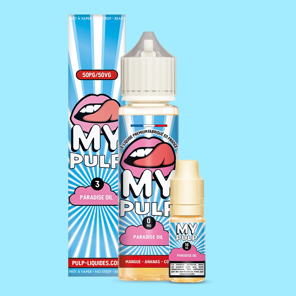 Pack Paradise Oil My Pulp 60 mL en 3 mg/mL