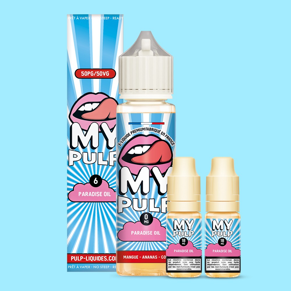 Pack Paradise Oil My Pulp 60 mL en 6 mg/mL