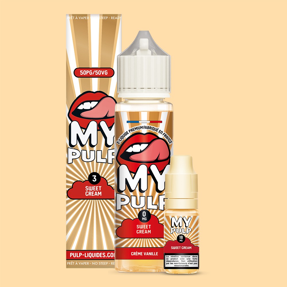 Pack Sweet Cream My Pulp 60 mL en 3 mg/mL