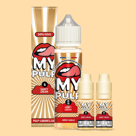 Pack Sweet Cream My Pulp 60 mL en 6 mg/mL