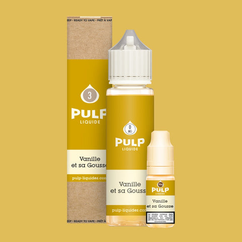 Pack Vanille des Îles PULP Le Pod Liquide Nic Base 60 mL en 3 mg/mL