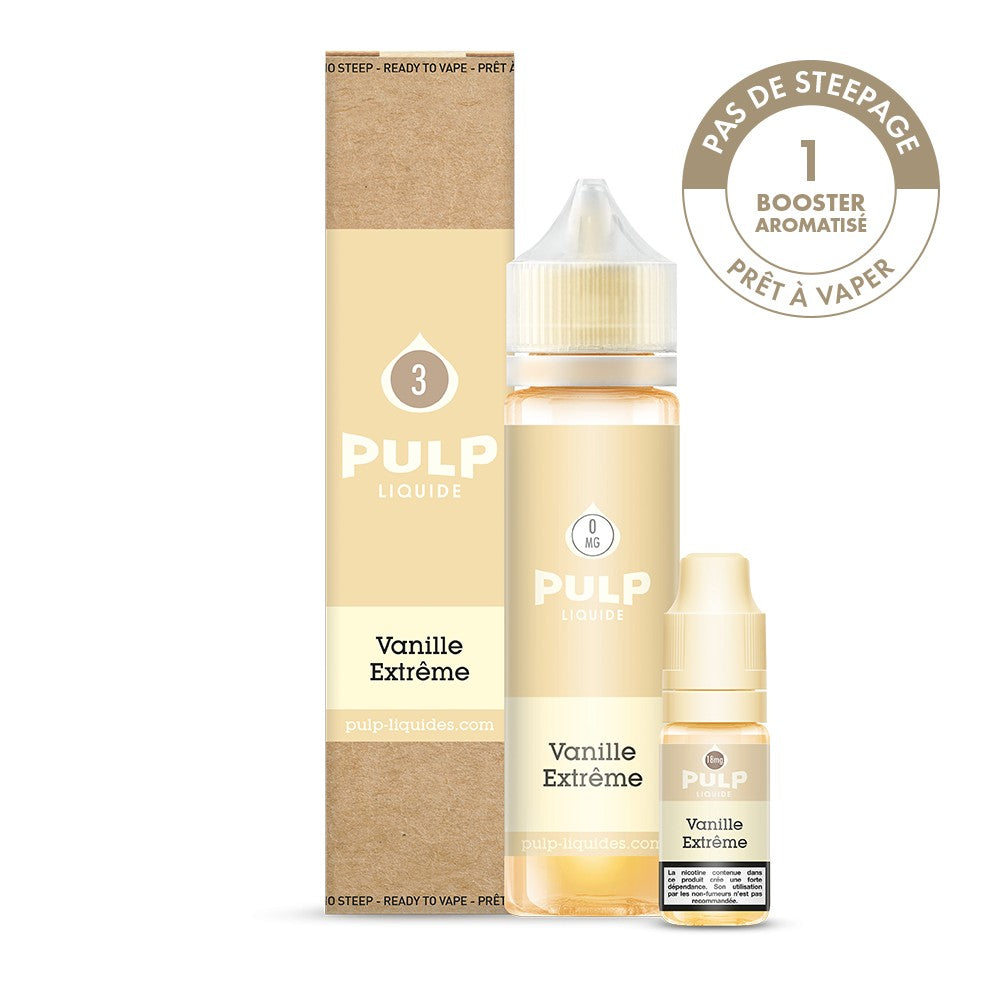 Pack Vanille Extrême PULP 60 mL en 3 mg/mL