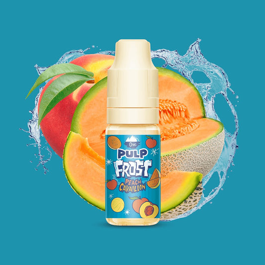 E-liquide Peach Cavaillon PULP Frost, flacon de 10 mL