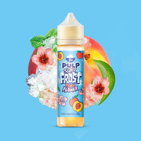 E-liquide Peach Flower PULP Super Frost, flacon de 50 mL