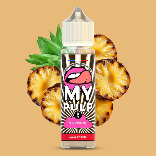 E-liquide Pineapple Pan My Pulp, flacon de 50 mL