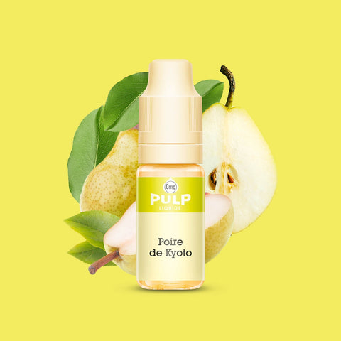 E-liquide Poire de Kyoto PULP, flacon de 10 mL