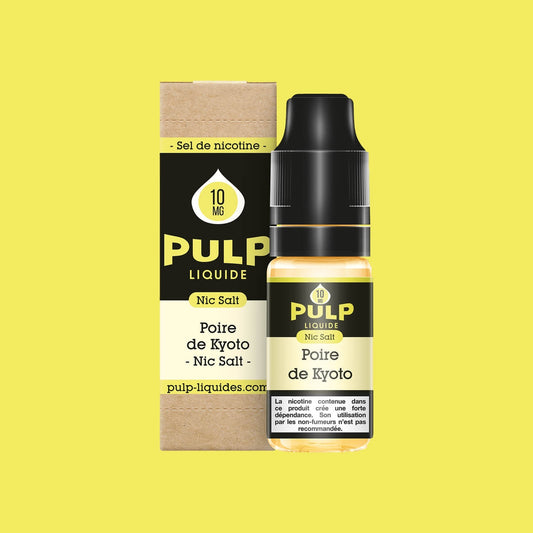 E-liquide Poire de Kyoto PULP Nic Salt aux sels de nicotine, flacon de 10 mL