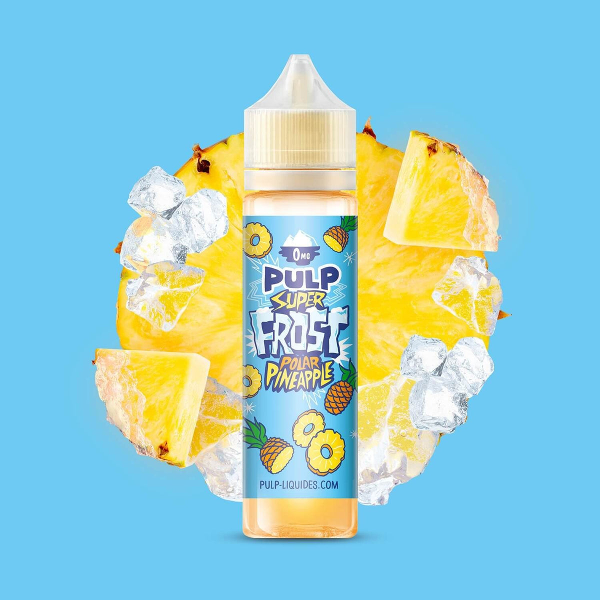 E-liquide Polar Pineapple PULP Super Frost, flacon de 50 mL