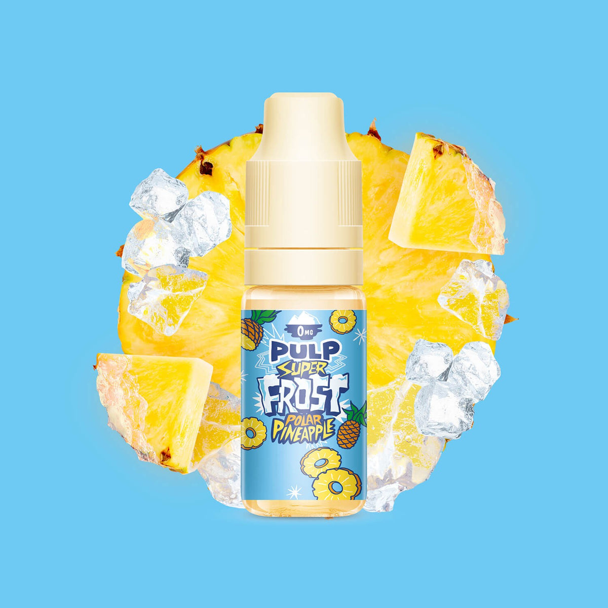 E-liquide Polar Pineapple PULP Super Frost, flacon de 10 mL