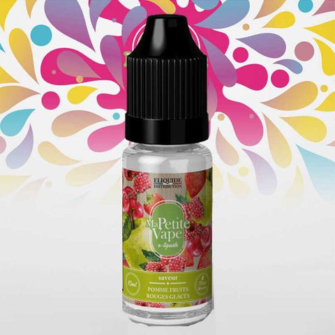 E-liquide Pomme Fruits Rouges Ma Petite Vape aux sels de nicotine, flacon de 10 mL