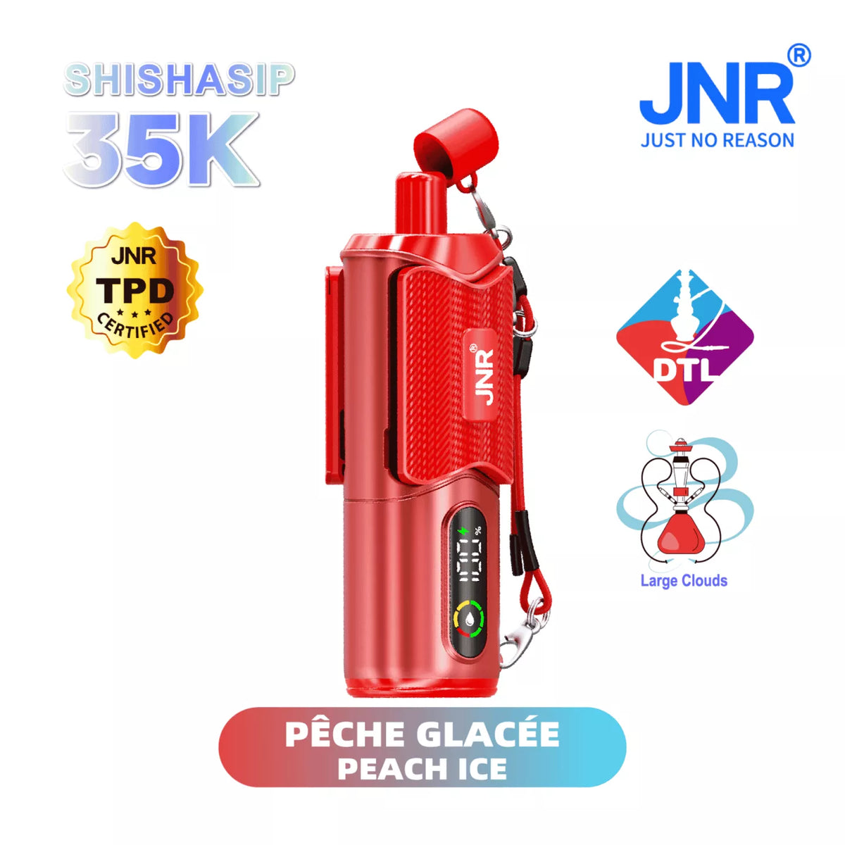 Kit ShishaSip JNR Peach Ice