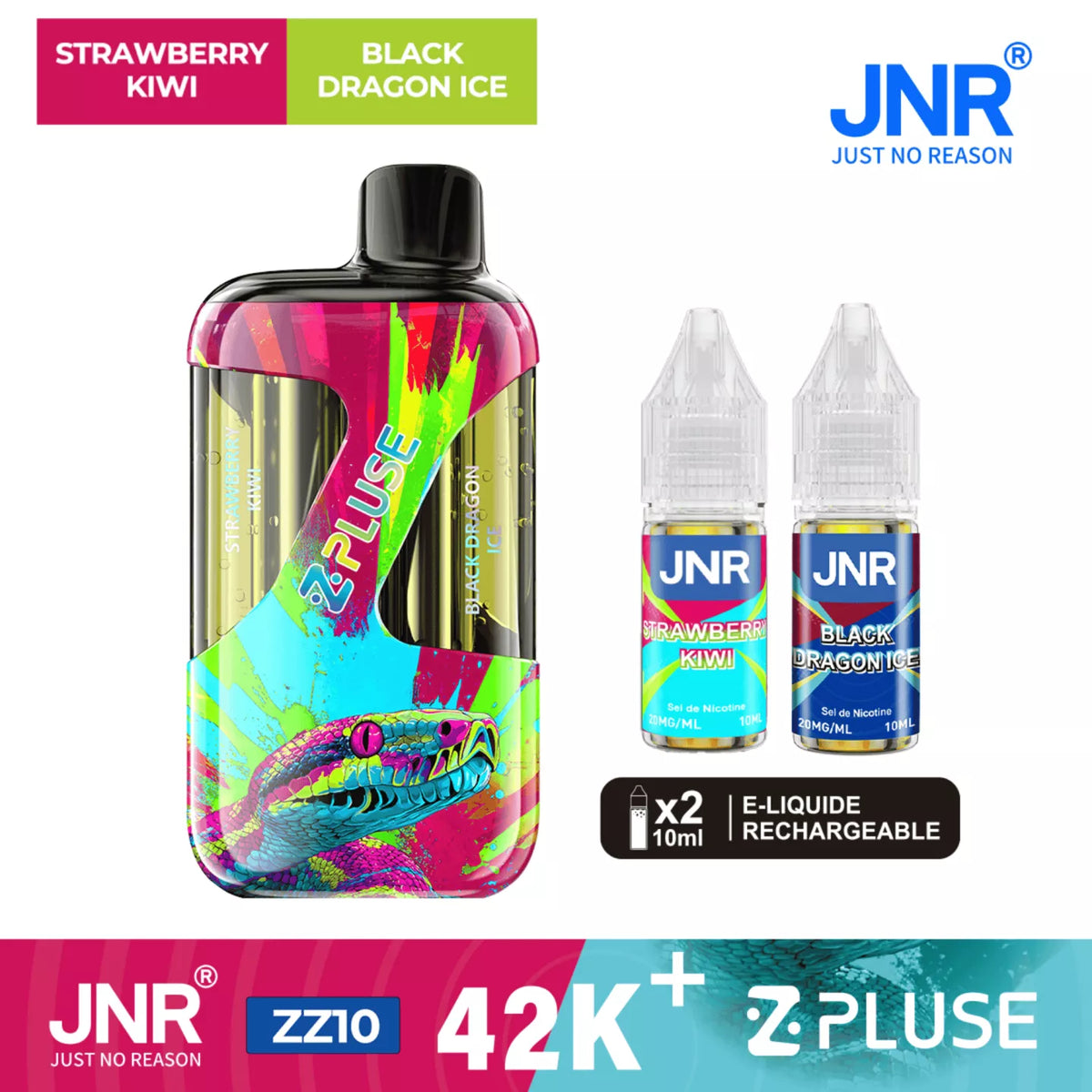 Kit Z Pluse JNR Strawberry Kiwi/Black Dragon Ice