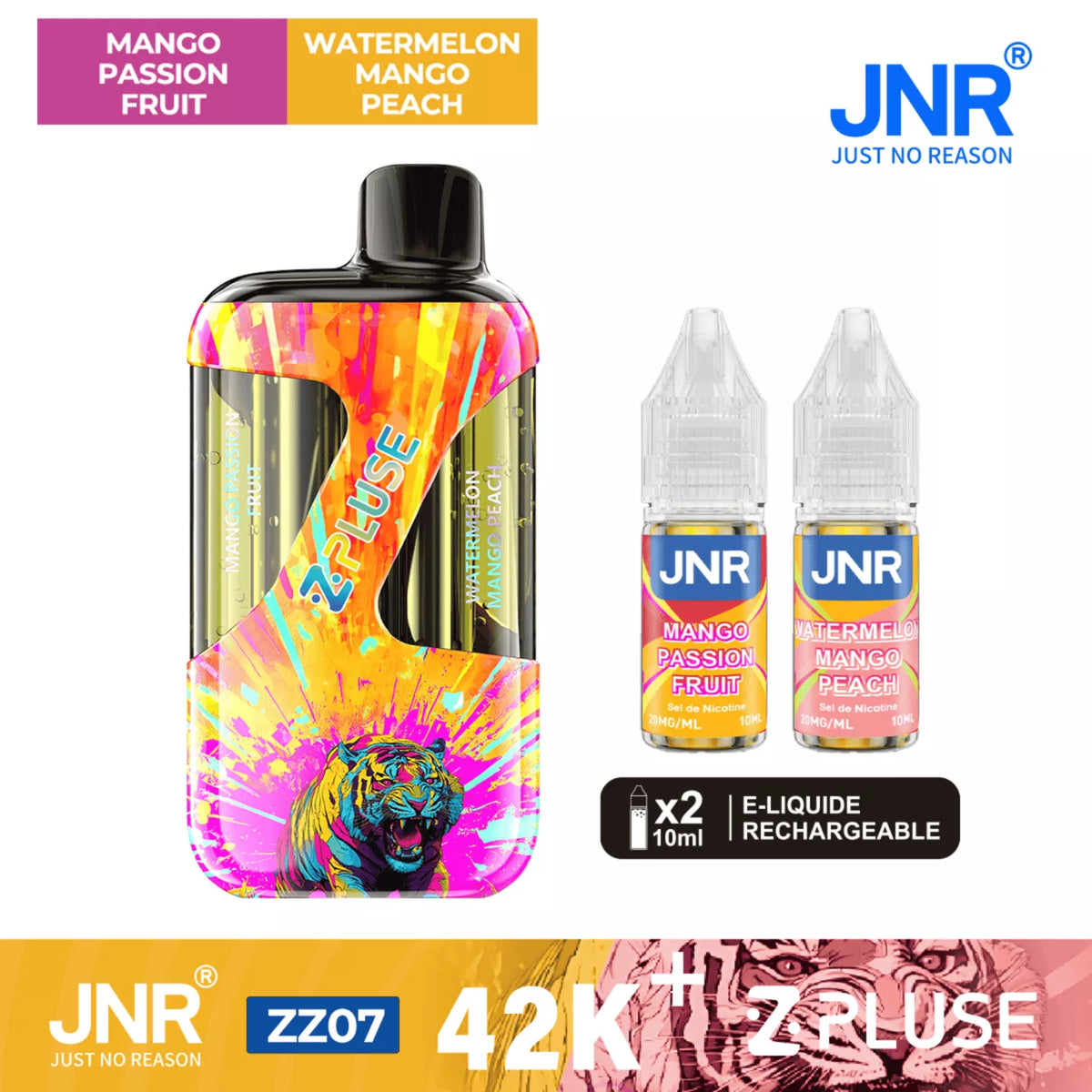 Kit Z Pluse JNR Mango Passionfruit/Watermelon Mango Peach