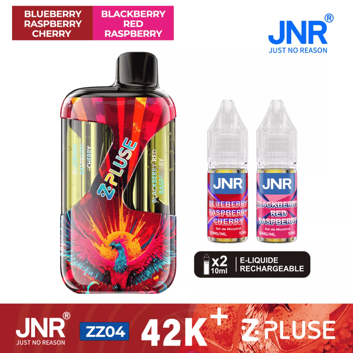 Kit Z Pluse JNR Blueberry Raspberry Cherry/Blackberry Red Raspberry