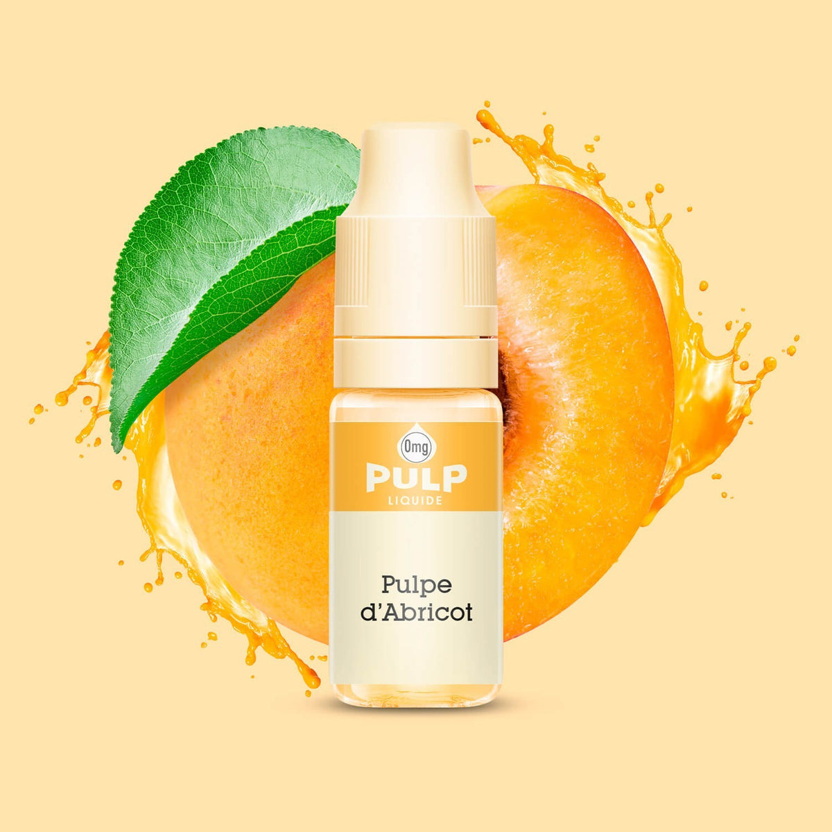 E-liquide Pulpe d'Abricot PULP, flacon de 10 mL