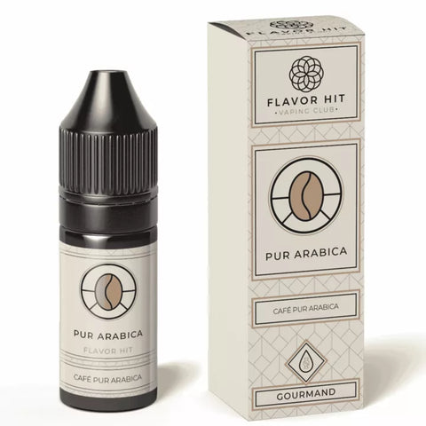 E-liquide Pur Arabica Flavor Hit Essentials, flacon de 10 mL