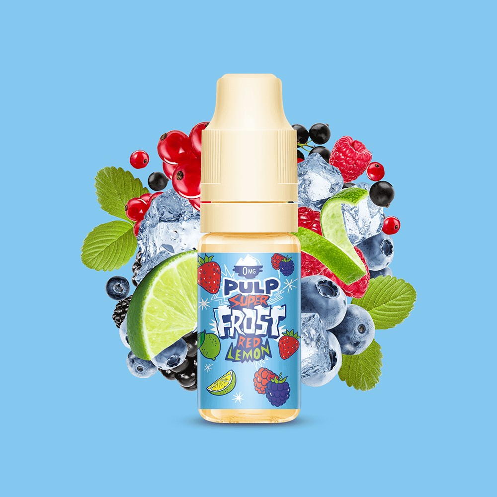 E-liquide Red Lemon PULP Super Frost, flacon de 10 mL