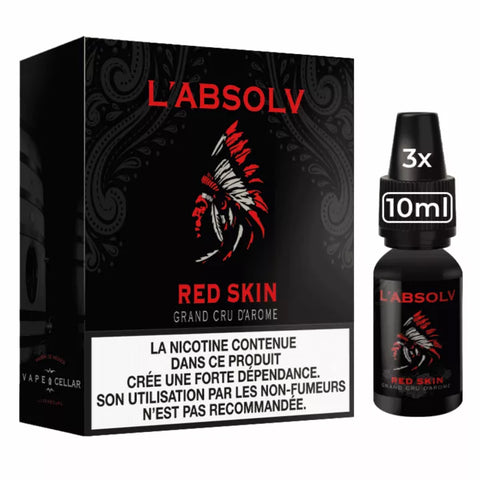 E-liquide Red Skin Vape Cellar ABSOLV, flacon de 10 mL