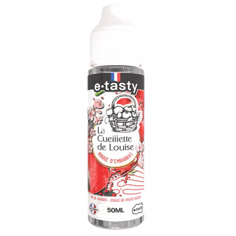 E-liquide Rouge d'Embarras E.Tasty La Cueillette de Louise, flacon de 50 mL