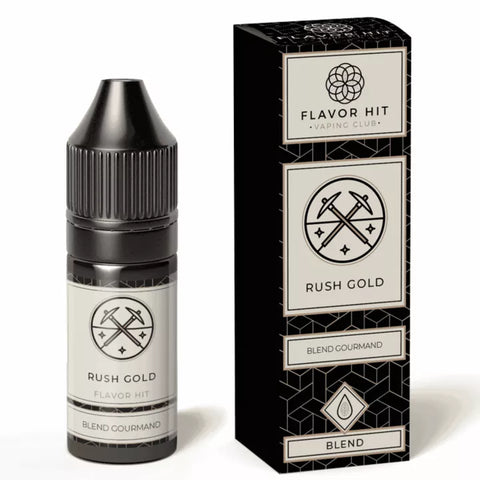 E-liquide Rush Gold Flavor Hit Essentials, flacon de 10 mL