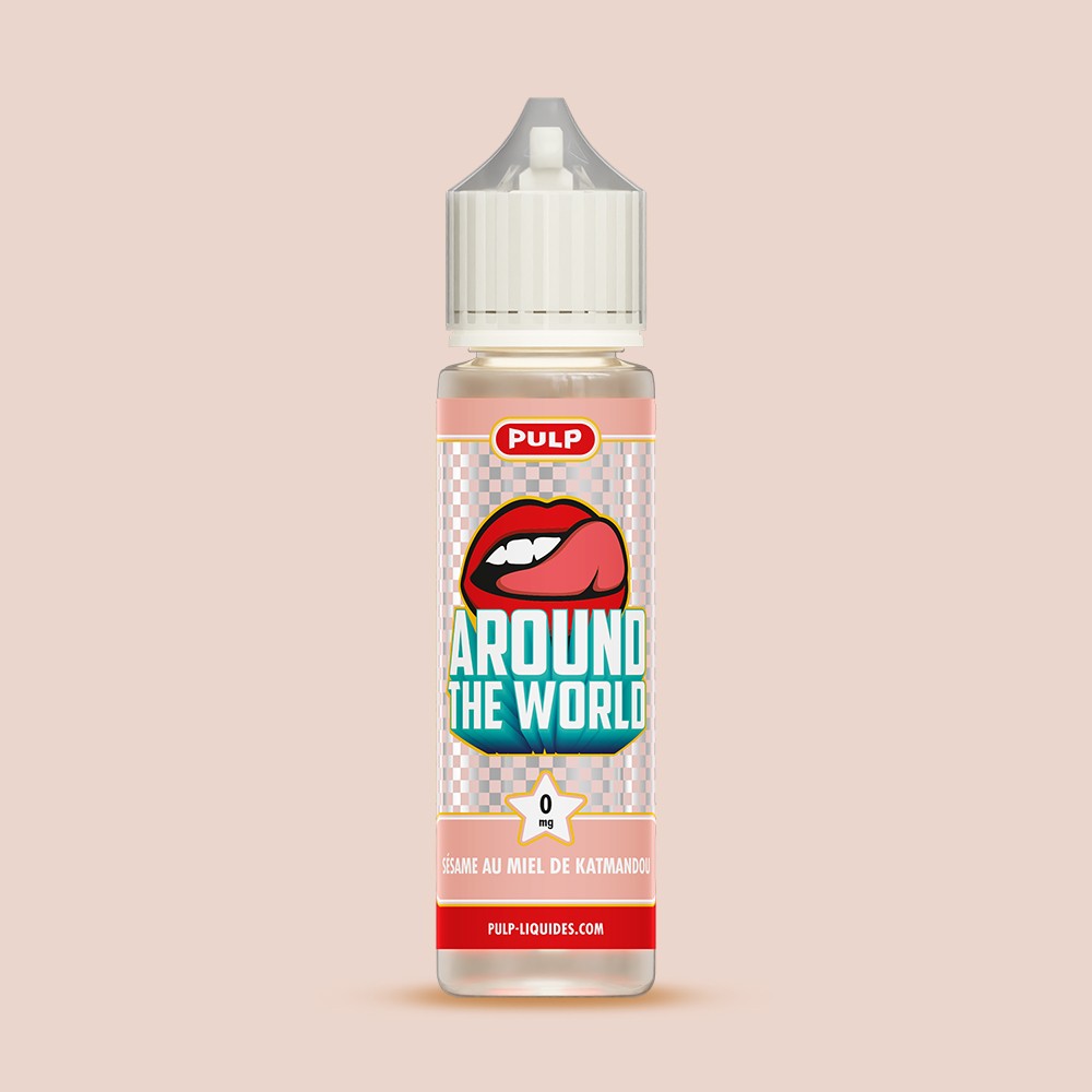 E-liquide Sésame au Miel de Katmandou PULP Around the World, flacon de 50 mL