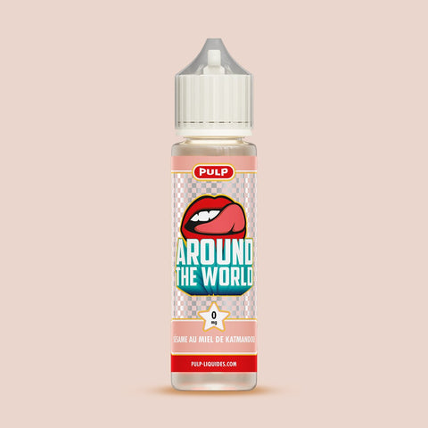 E-liquide Sésame au Miel de Katmandou PULP Around the World, flacon de 50 mL
