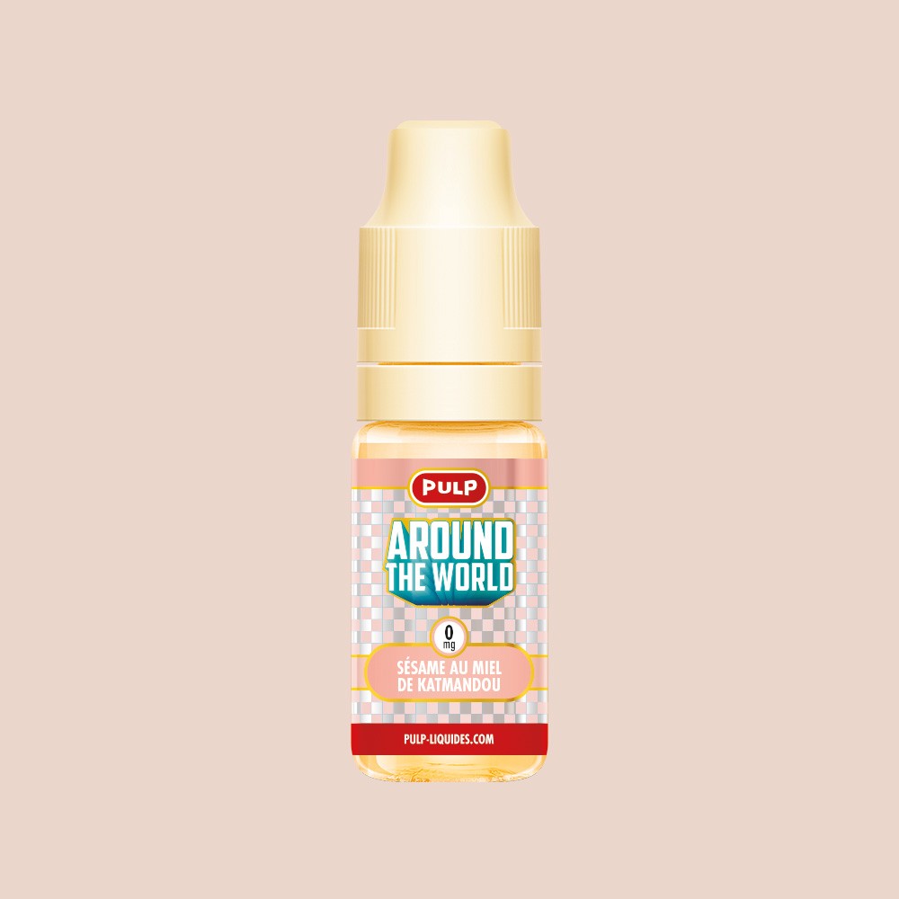 E-liquide Sésame au Miel de Katmandou PULP Around the World, flacon de 10 mL