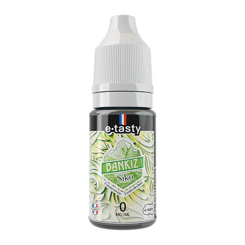 E-liquide Siko E.Tasty Bankiz aux sels de nicotine, flacon de 10 mL
