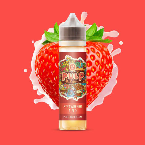 E-liquide Strawberry Field PULP Kitchen, flacon de 50 mL