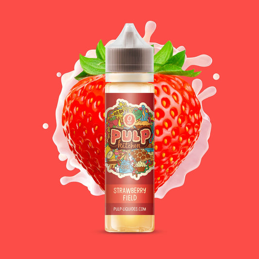 E-liquide Strawberry Field PULP Kitchen, flacon de 50 mL