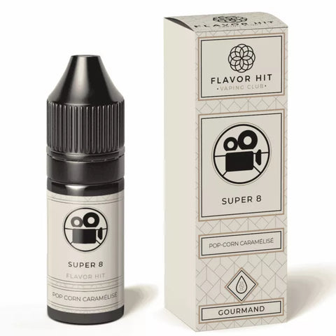 E-liquide Super 8 Flavor Hit Essentials, flacon de 10 mL