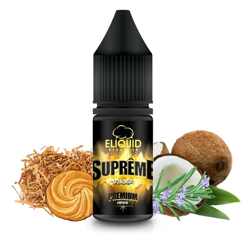 E-liquide Suprême Eliquid France Premium, flacon de 10 mL