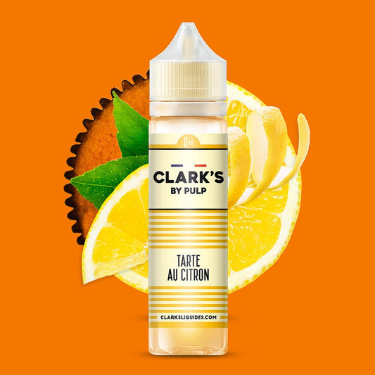E-liquide Tarte au Citron Clark's by PULP, flacon de 50 mL