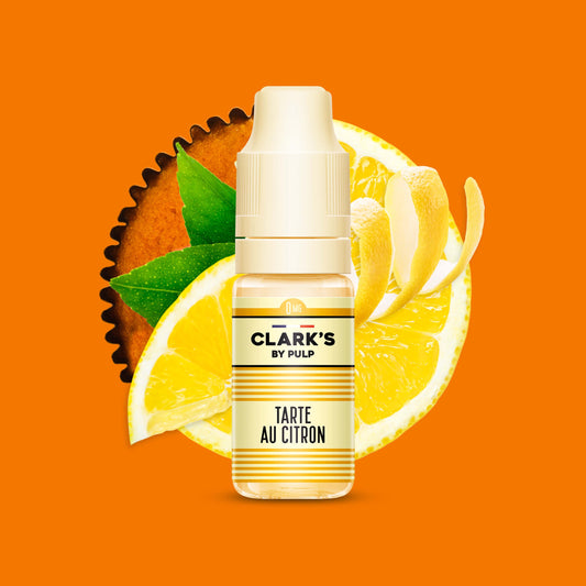 E-liquide Tarte au Citron Clark's by PULP, flacon de 10 mL