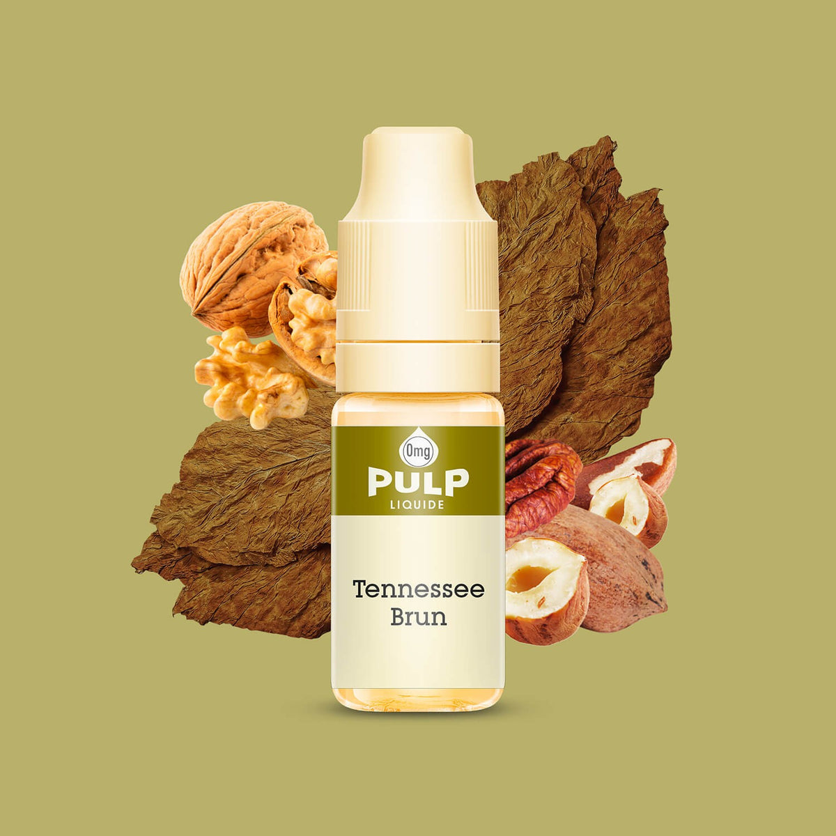 E-liquide Tennessee Brun PULP, flacon de 10 mL
