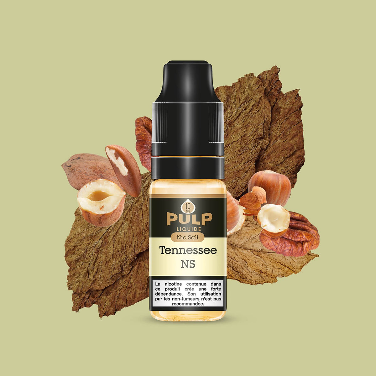 E-liquide Tennessee PULP Nic Salt aux sels de nicotine, flacon de 10 mL