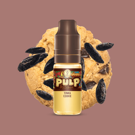 E-liquide Tonka Cookie PULP Kitchen, flacon de 10 mL