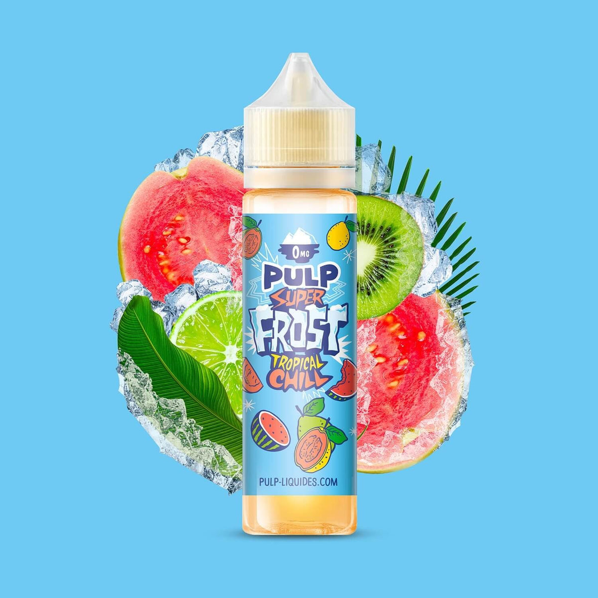 E-liquide Tropical Chill PULP Super Frost, flacon de 50 mL