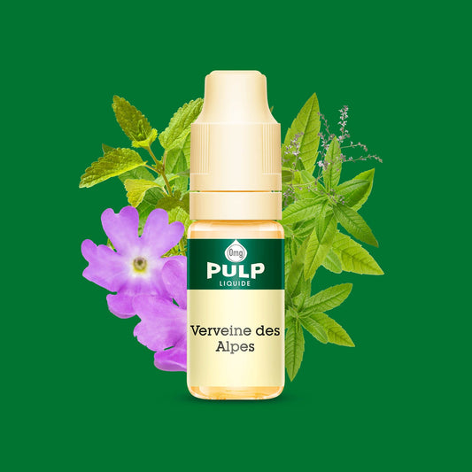 E-liquide Verveine des Alpes PULP, flacon de 10 mL