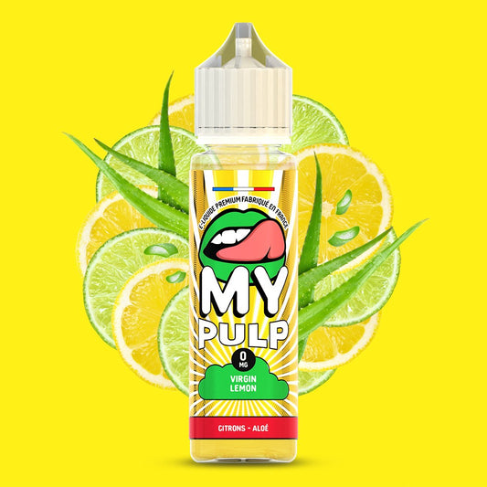 E-liquide Virgin Lemon My Pulp, flacon de 50 mL