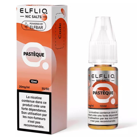 E-liquide Pastèque Elfbar Elfliq aux sels de nicotine, flacon de 10 mL